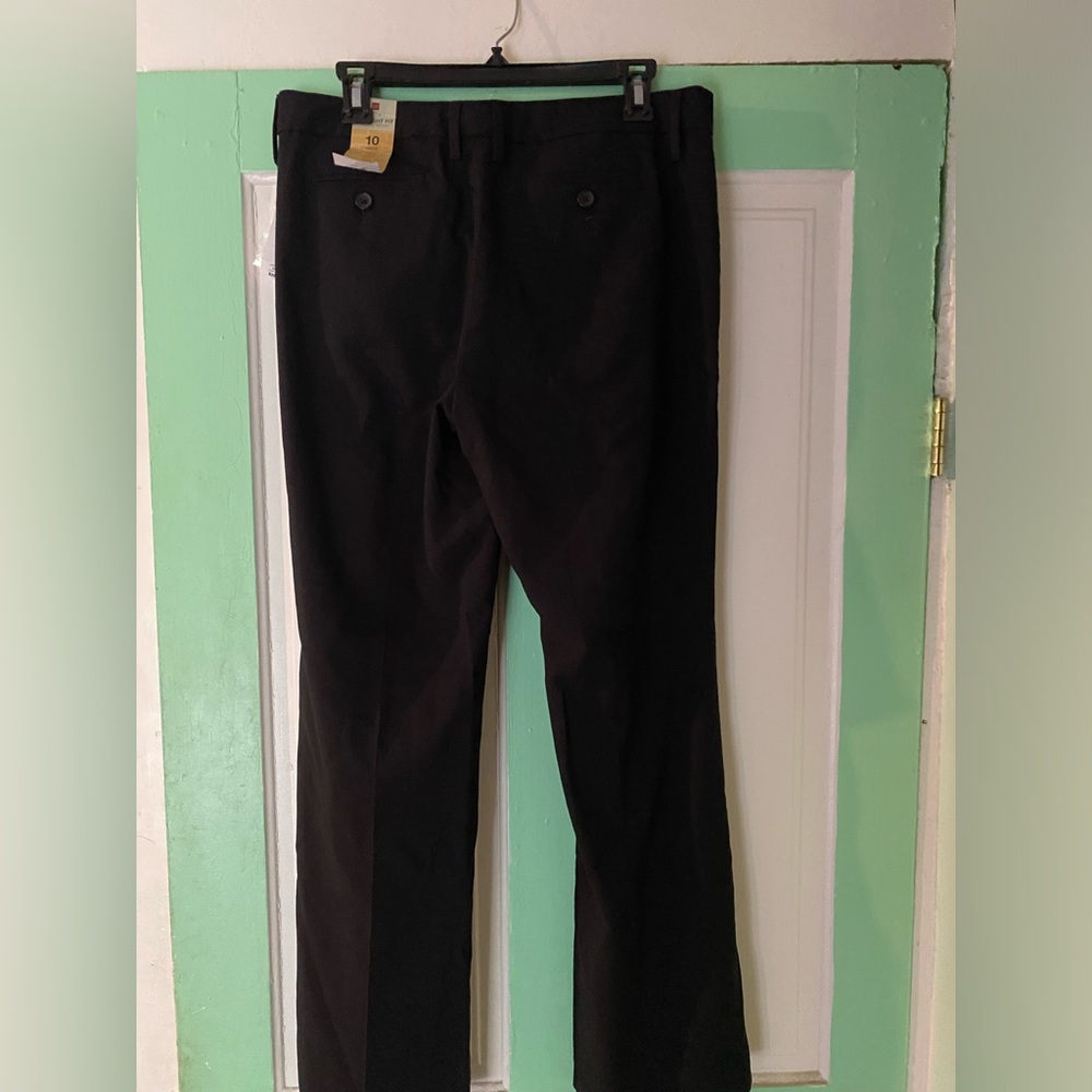 Gap straight fit black pants NWT size 10 ankle Favorite Trouser NEW!